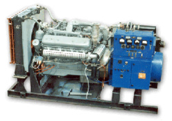 Стационарный агрегат на раме АД150С-Т400-1Р